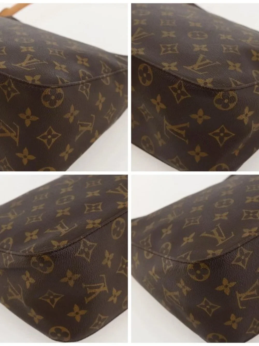 LOUIS VUITTON Monogram Looping MM Shoulder Bag M51146 LV Auth am11375V